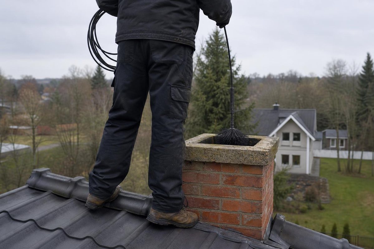 Stock photo: On the roof